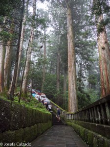 Ascenso al mausoleo de Tokugawa Ieyasu