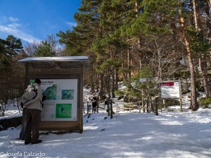 Inicio del sendero a la Laguna Negra