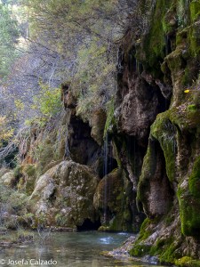Detalle de las chorreras
