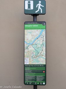 Plano de la República Independiente de Uzupio