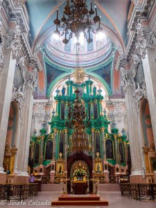 Interior de la iglesia del Espíritu Santo