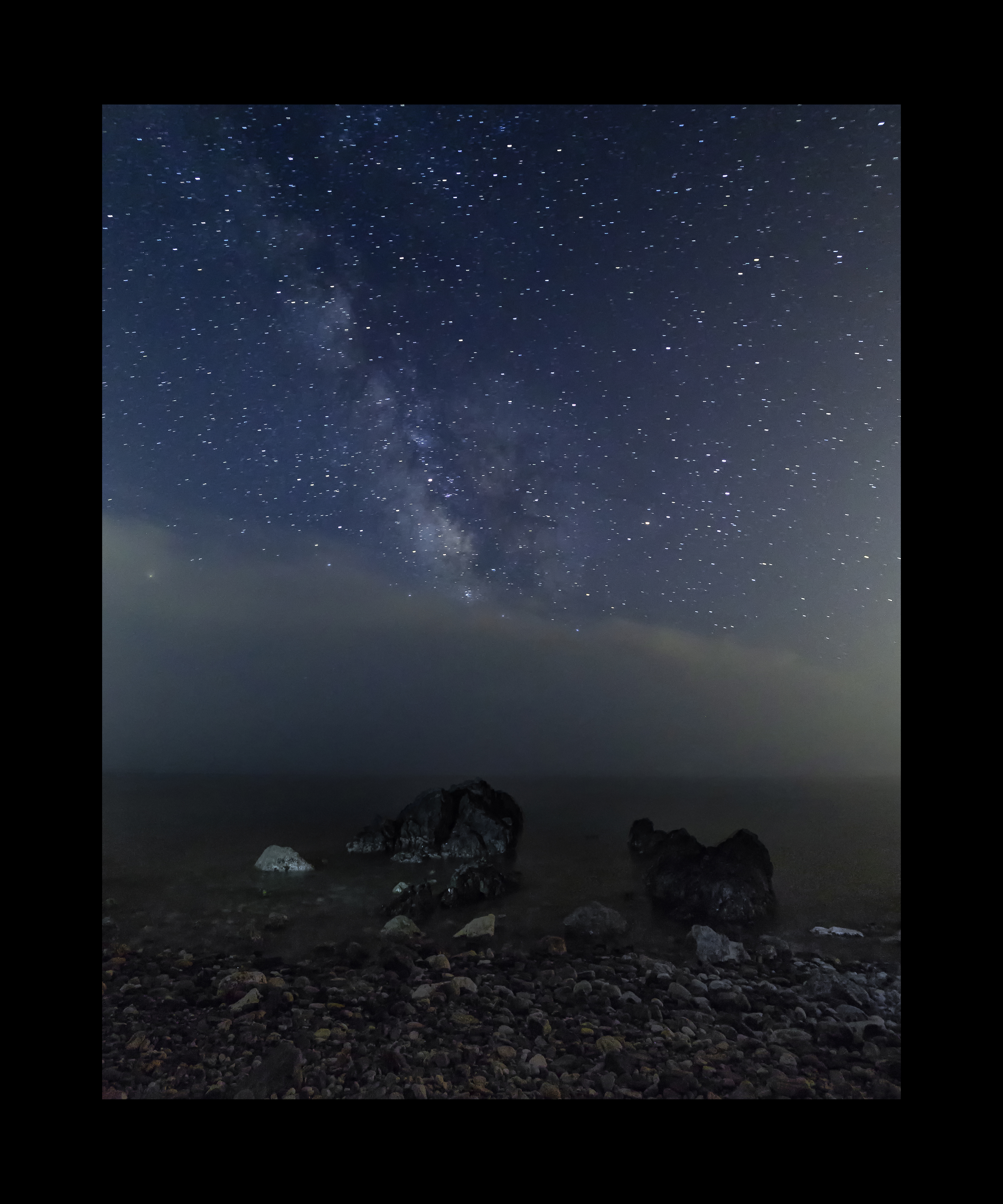 Vía Láctea en la Playa del Molino de Papel