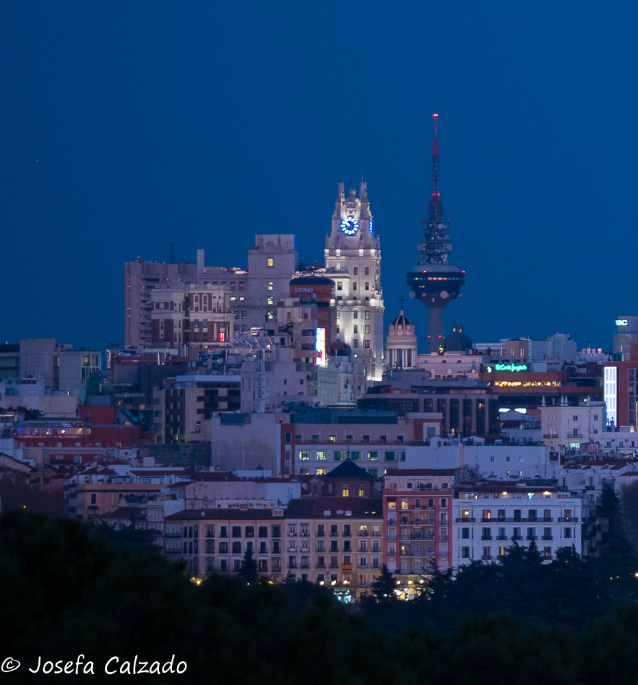 Edificio telefónica y Torrespaña