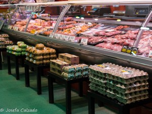 Mostrador carne y pollo