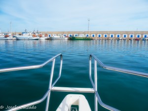 Salida del puerto de Carboneras