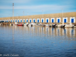 Entrada al puerto de Carboneras