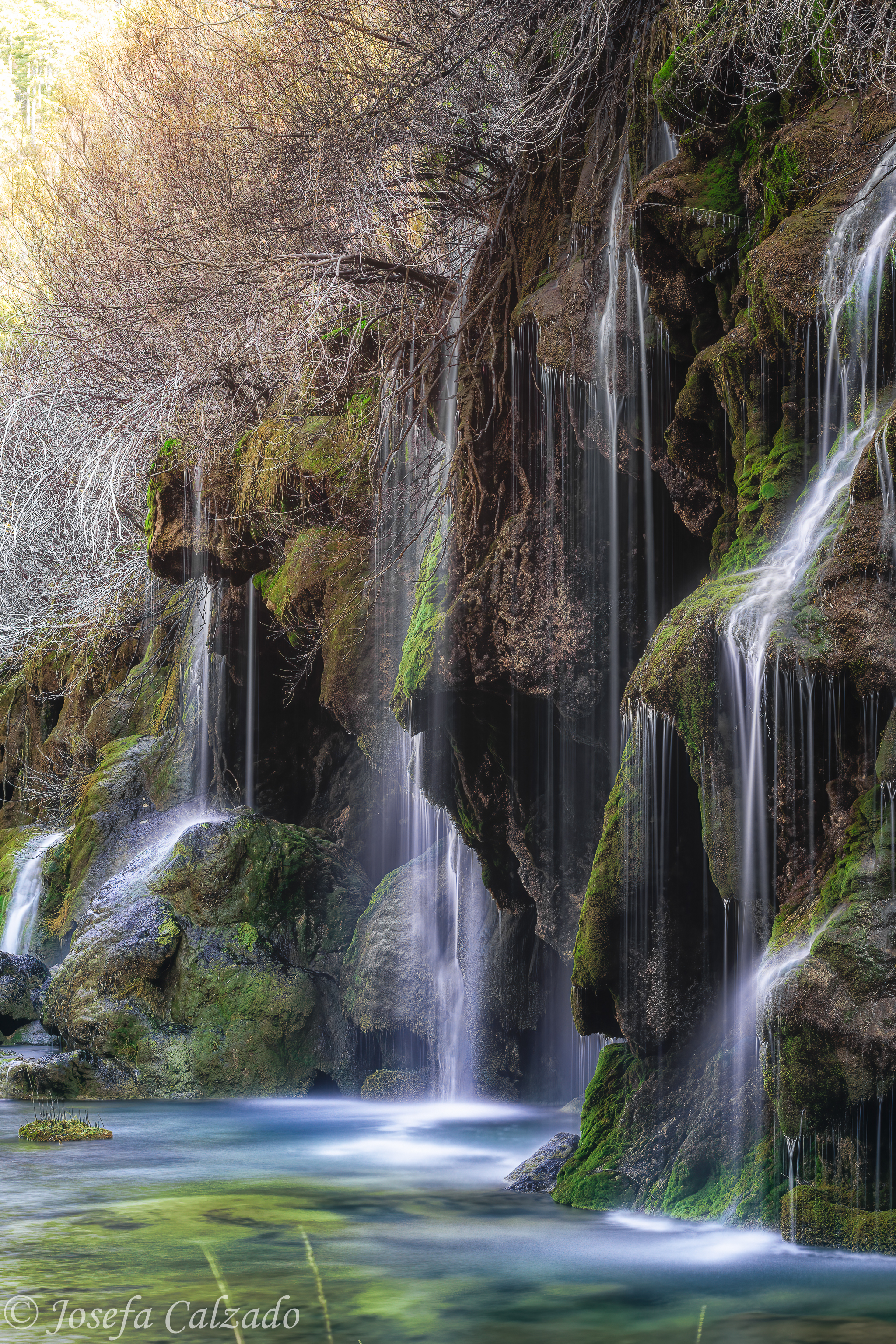 Detalle cascada principal