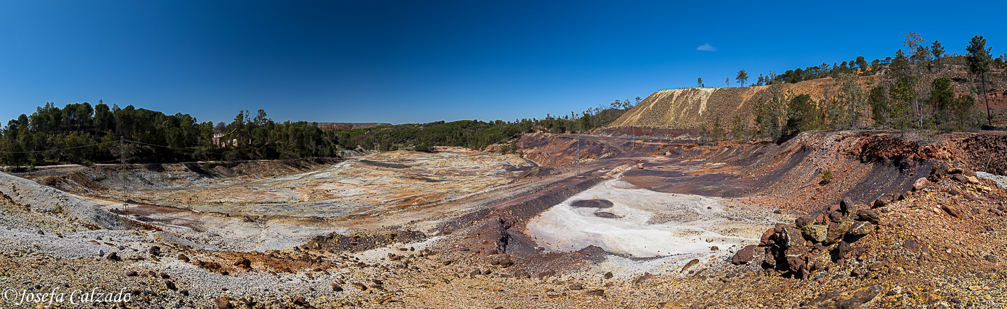 Panorámica de la mina Peña de Hierro
