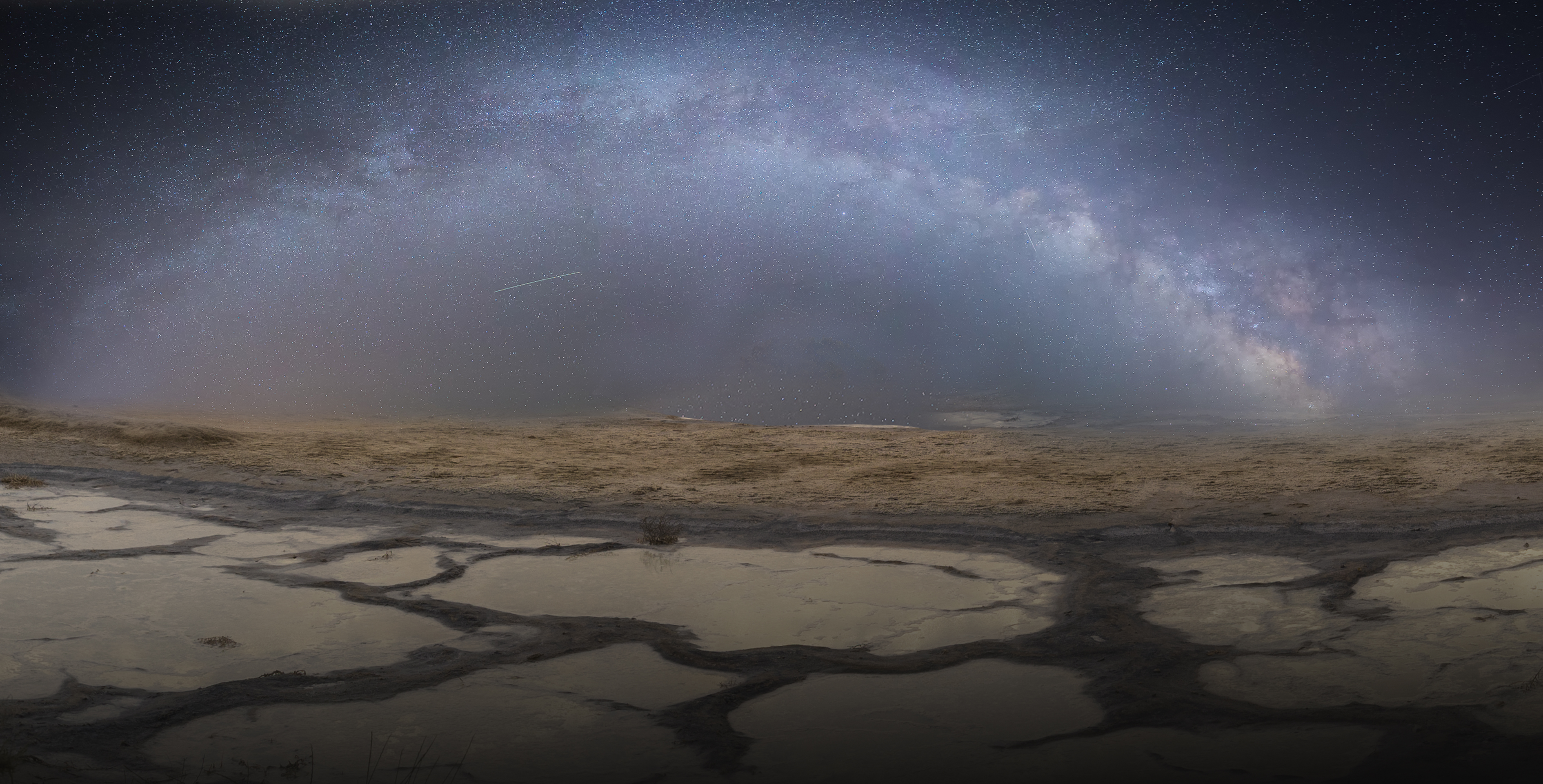 Montaje arco Vía Láctea y Laguna