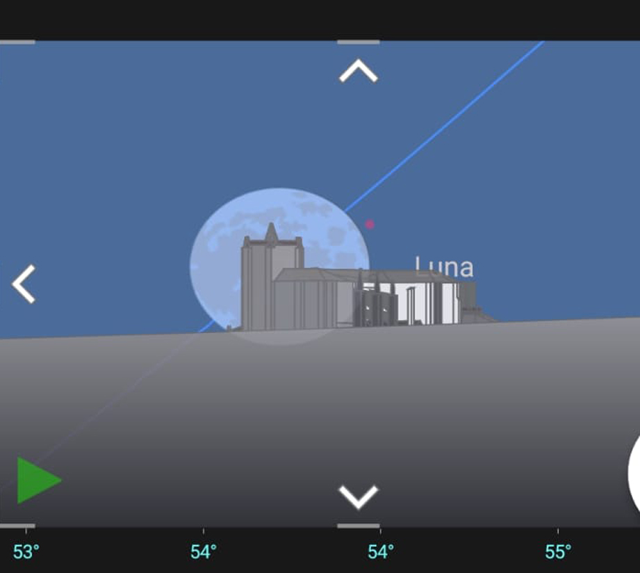 Planificación con Planit Pro salida luna llena