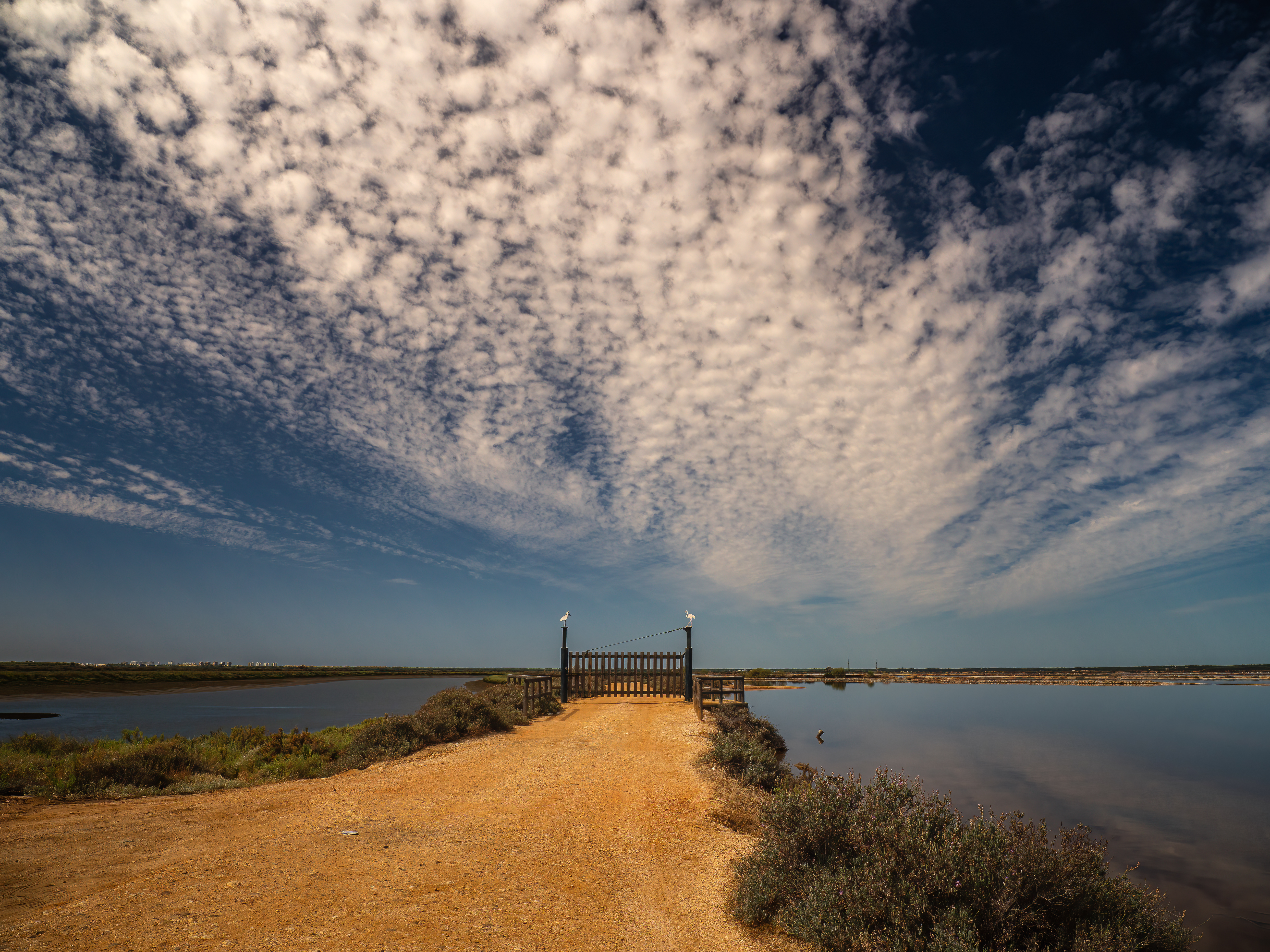 Entrada a las Marismas del Odiel