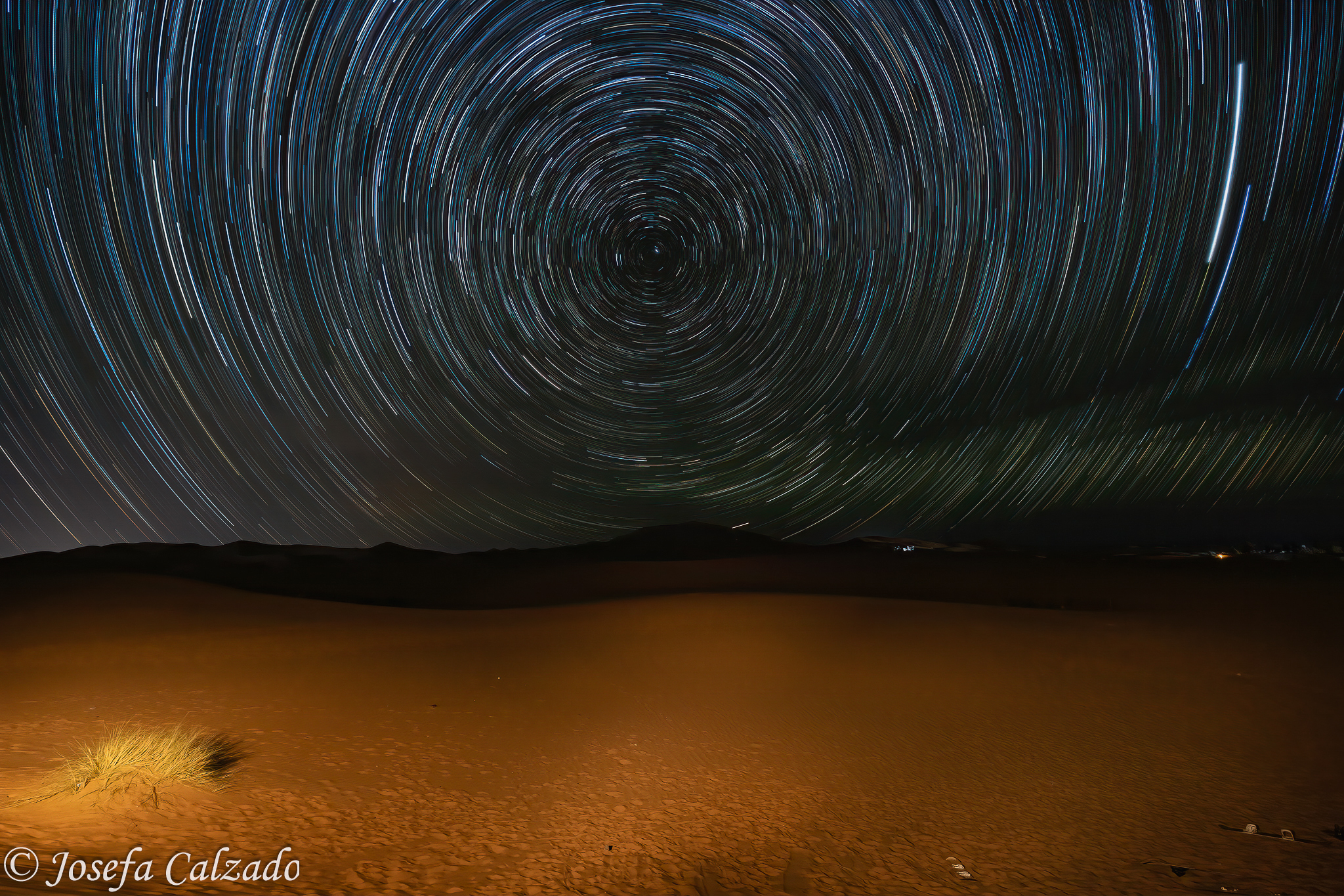 Circumpolar en el Desierto de Erg Chebbi