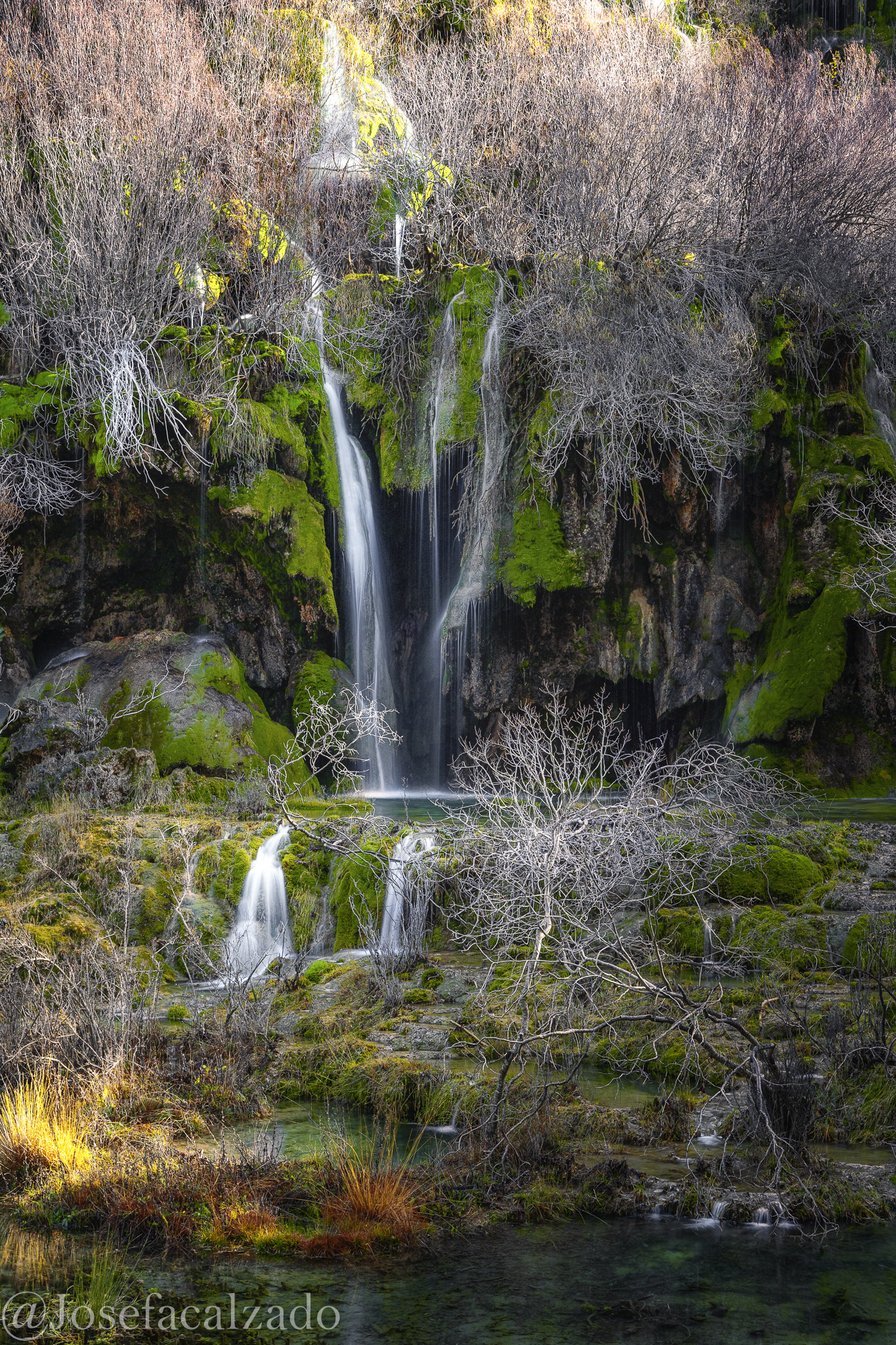Detalle de una de las cascadas