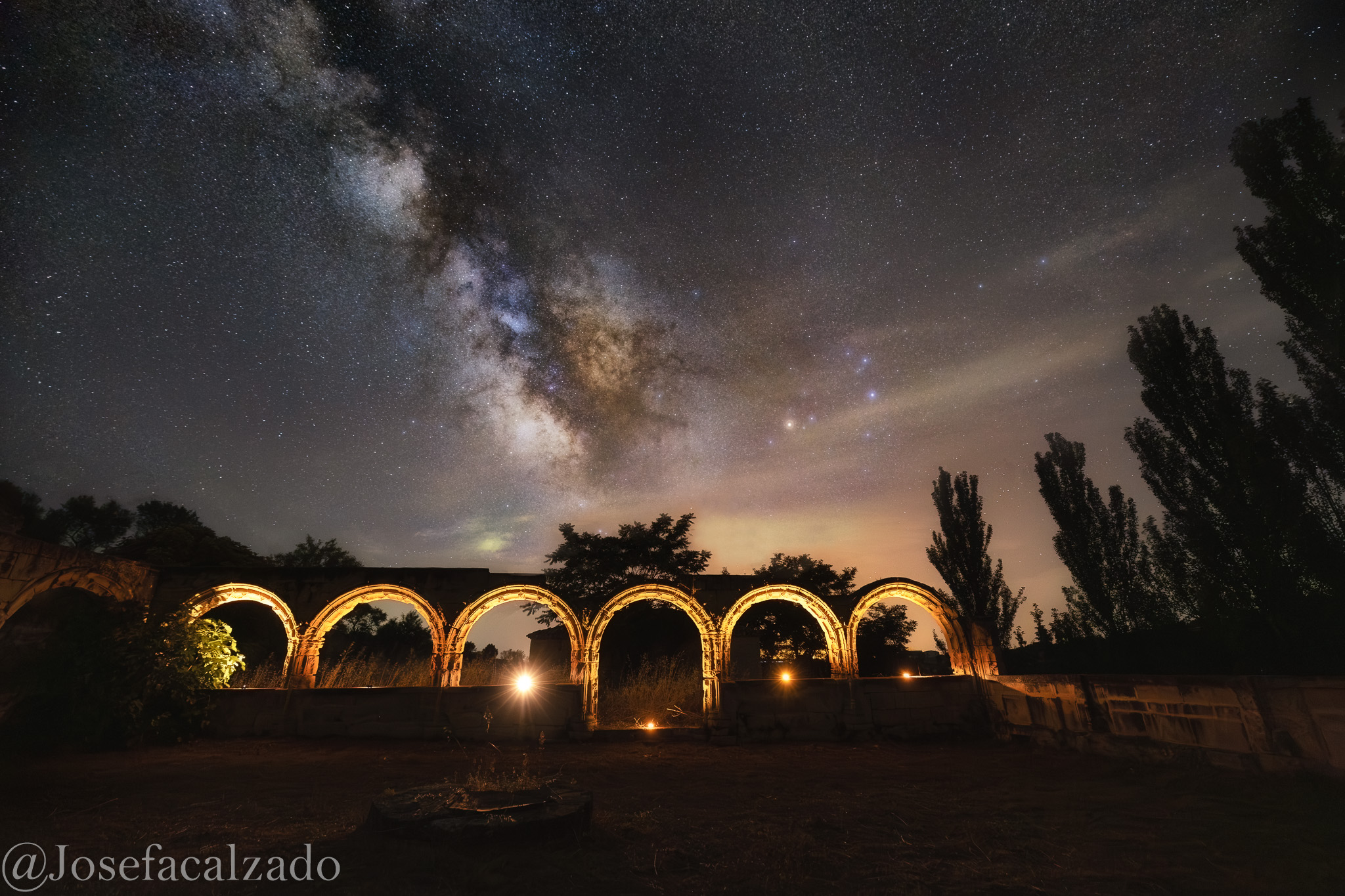 Vía Láctea en el convento