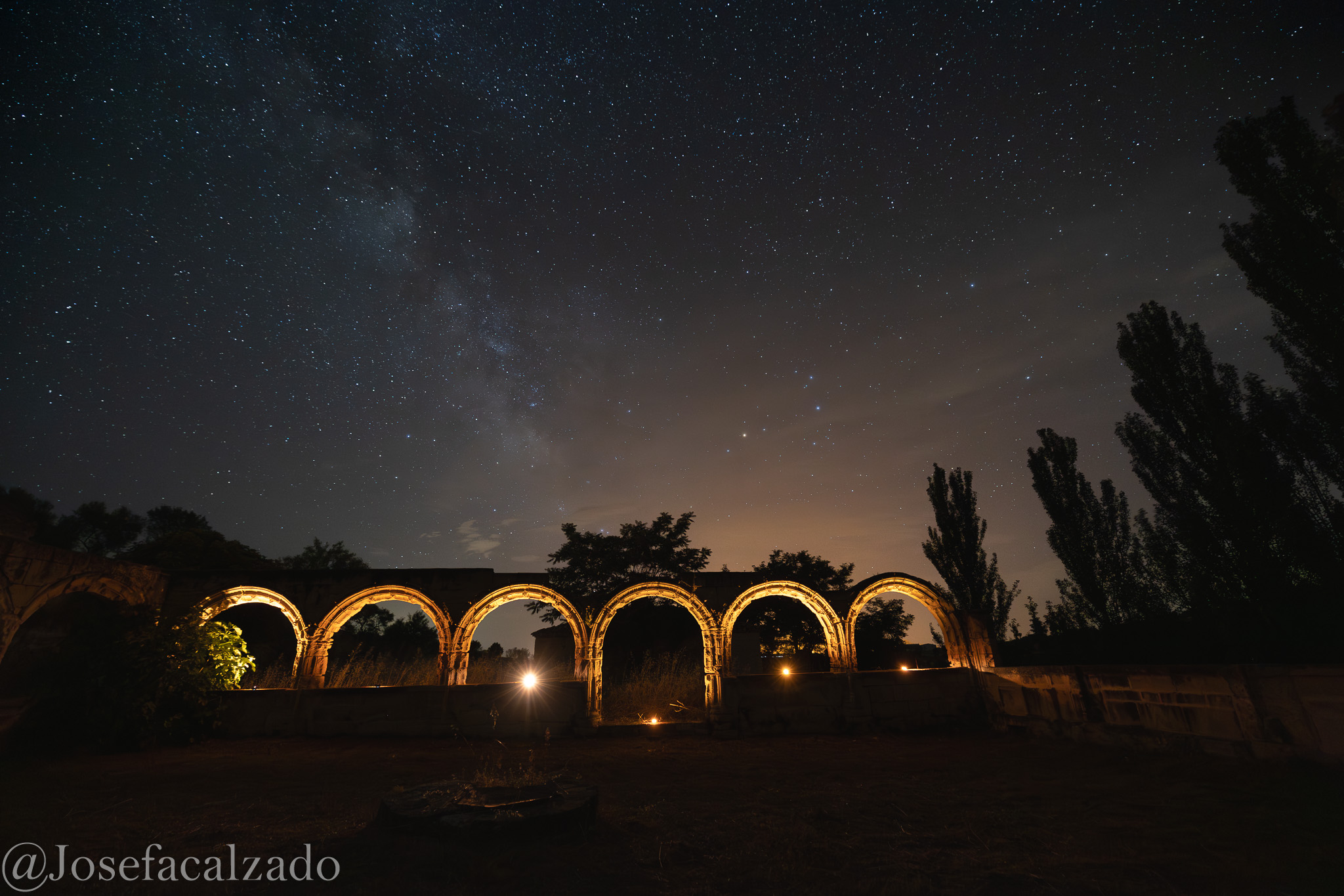 Vía Láctea en el convento